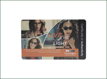 Lightweight RFID PVC Card , Programmable Thin Contactless Smart Card
