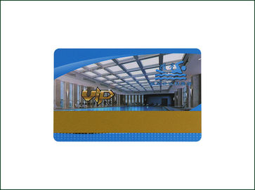 13.56MHz Plastic RFID Hotel Key Cards , Thin PVC Hotel Room Access Cards