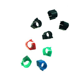 Colorful ABS Plastic TK4100 LF RFID Pigeon Ring Tag Waterproof Circle Shape