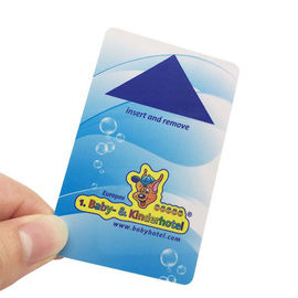 13.56MHz Printed 85.5*54mm Magnetic Strip Cards For Hotel Door Key