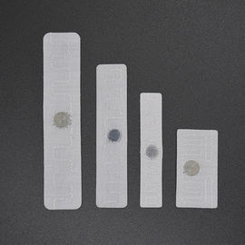 860-960MHz RFID Textile Laundry Tag , UHF Woven Flexible Tags For Hotel Sheets Tracking