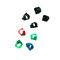 Colorful ABS Plastic TK4100 LF RFID Pigeon Ring Tag Waterproof Circle Shape
