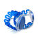 NFC Waterproof Plastic RFID Chip Wristband For Swimming Pool / Waterparks