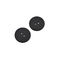 Round PPS Waterproof UHF RFID Coin Tag For Apparel Clothing 0 - 2 Meters Reading Distance