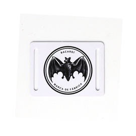 OEM White Magnetic Gift Cards / Thin Square Custom Printed Gift Cards