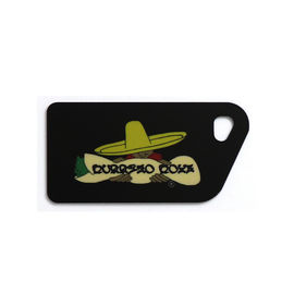 Custom Soft PVC Luggage Tag 0.84mm - 2mm Thickness Environmental Friendly Materials