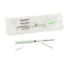 EM4305 RFID Glass 2.12x12mm Pet Microchip Tag With Syringe Set