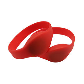  Desfire LF RFID Silicone Wristband UV Printing For Outdoor Events