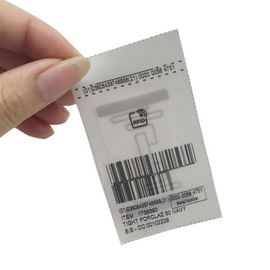 Apparel Management Printing Custom RFID Garment Tag Wash Care Labels For Clothing
