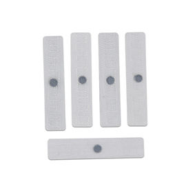56*20mm White color Textile Material RFID UHF Washable Laundry Tags For Hospital