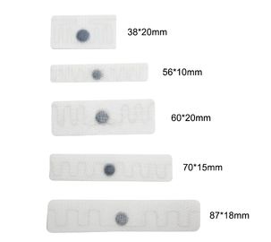38*20mm Flat Linen Textile RFID Laundry Tag