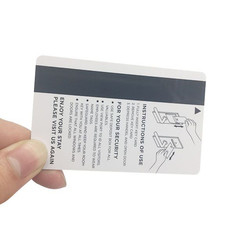 Material Pp Abs Rfid Hotel Key Cards 0.76mm Thickness