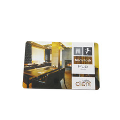 Silk Screen Printing Glossy Rfid Hotel Key Cards 13.56mhz