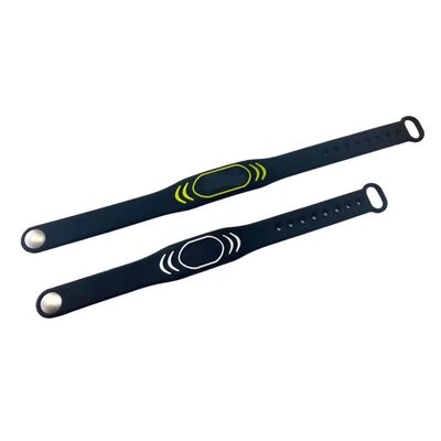 Wholesale Custom Color Logo NFC NTAG 213 NFC Wristband MINI Tag Ticket Soft RFID Silicone Bracelet for Spot Event ID