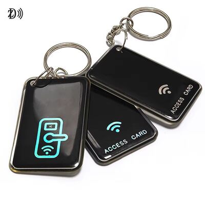 Customized Printing Access Control Card NFC 13.56Mhz RFID Epoxy Tag NFC Keychain MIFARE Classic EV1 1K