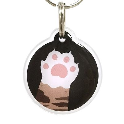 HF NFC NFC213 RFID Disk Tag , QR Code And URL Encoding RFID Pet Tag