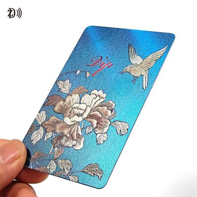 Customized Printing UV Embossed Card with NFC NTAG213 NTAG215 NTAG216 Business Card