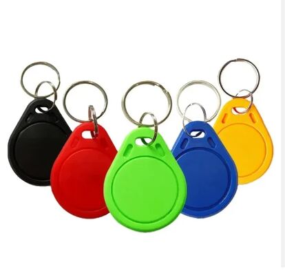 Customized Waterproof LOGO/QR Code ABS Keyfob MIFARE Classic EV1 RFID ABS Keychain for Door Access Control