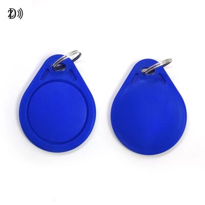 Customized Waterproof LOGO/QR Code ABS Keyfob MIFARE Classic EV1 RFID ABS Keychain for Door Access Control