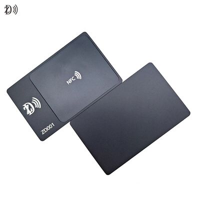 Custom Design NFC Metal Business Card NTAG216 888 Bytes 13.56MHz RFID Stainless Steel Metal Visiting Card