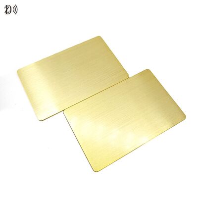 Custom Design NFC Metal Business Card NTAG216 888 Bytes 13.56MHz RFID Stainless Steel Metal Visiting Card