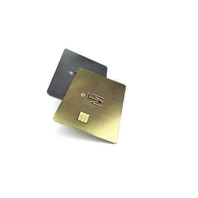 Custom Design NFC Metal Business Card NTAG216 888 Bytes 13.56MHz RFID Stainless Steel Metal Visiting Card