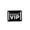 VIP Tourist Plastic Luggage Tags Active Power Supply Mode With Frosted Finish Surface
