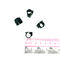 Plastic Passive Rfid Pigeon Ring Circle Shape With 134.2KHz TK4100 Chips