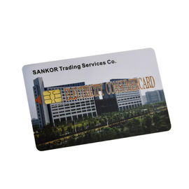 ISO 7816 CR80 Contact RFID Smart Card With SLE4442 FM4442 Chip Card