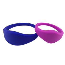 Silicone RFID Chip   EV1 2k 4K 8K Wristband Bracelet For Payment Waterpark Hospital