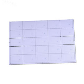 Plastic RFID PVC Sheet NFC  EV1 2K 4K 8K Chip Inlay Prelam For Smart Card