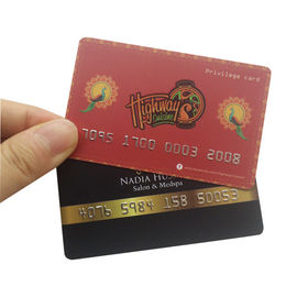 Full Color PVC Plastic Gift Cards , Membership Card In CR80/30mil Standard Size