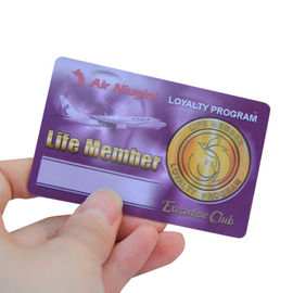 Full Color PVC Plastic Gift Cards , Membership Card In CR80/30mil Standard Size
