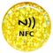 Custom Logo Print 13.56 Mhz NFC Round Epoxy Waterproof z Programmable Sticker