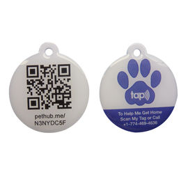 Eco Friendly QR Code Printing Customized Size NFC RFID Epoxy Tag
