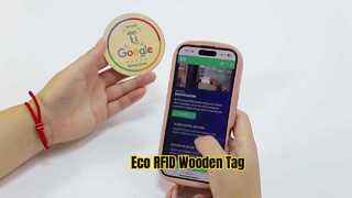 RFID wooden tag