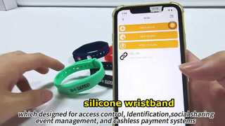 RFID silicone wristband