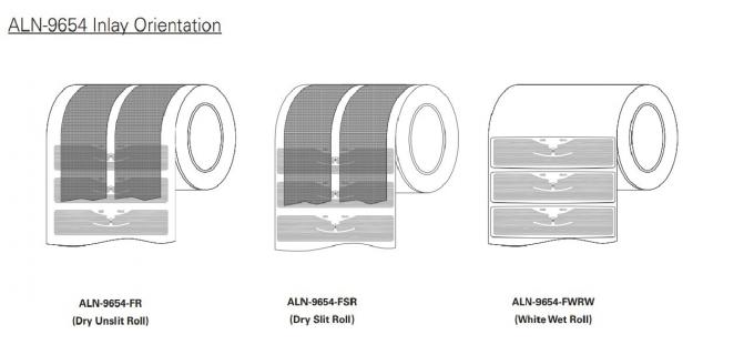 AZ - 9654 Inlay RFID Tag Alien H3 Chip for Warehouse Logistics Management